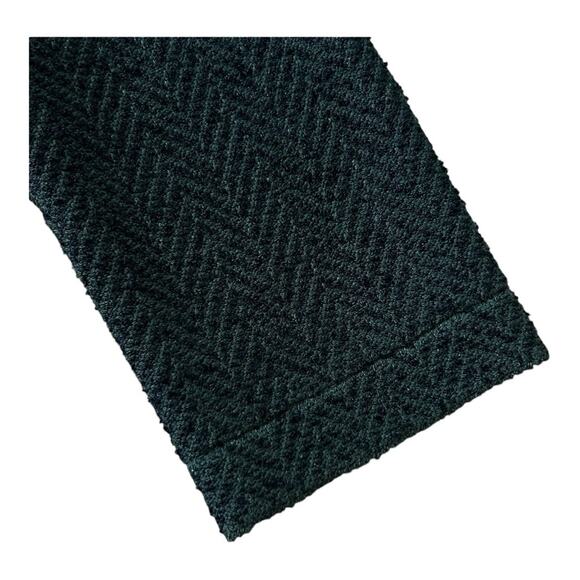 St John Blazer Green Black Jacket Textured Double Breasted Wool Blend Size 6 - Picture 7 of 12